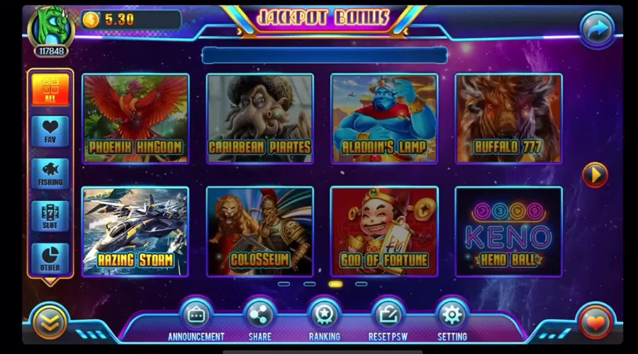 river monster platform screenshot