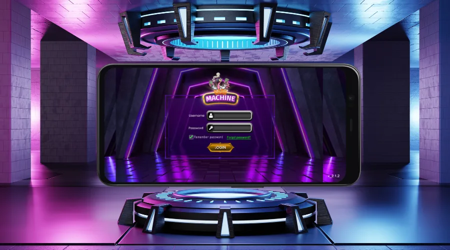 cash machine platform mockup