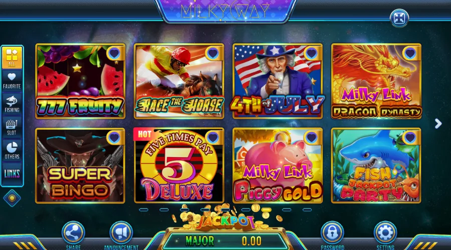 milky way platform screenshot